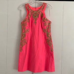 NWOT Lily Pulitzer coral “Tina Stretch Shift”dress